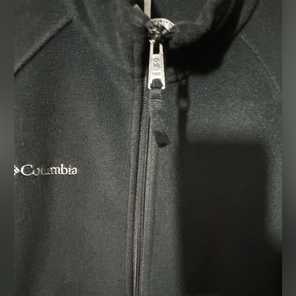 Columbia Women’s Size Medium Black Long Sleeve Zip Up Sportswear Fleece Jacket - Picture 11 of 15